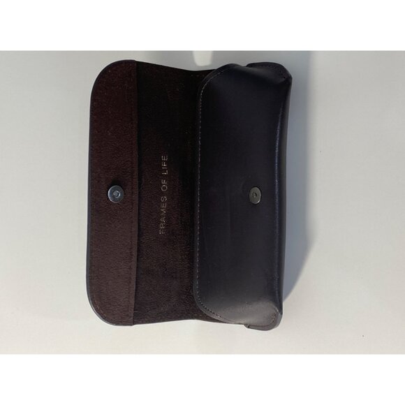 Giorgio Armani Eyeglass Soft Case Dark Brown Leather Frames of Life - Picture 9 of 11